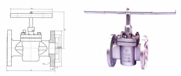 德標法蘭卡套旋塞閥 德標法蘭卡套旋塞閥
